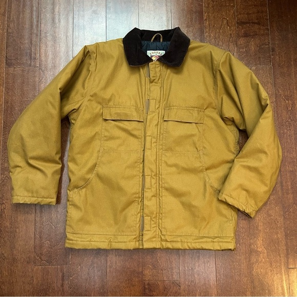 Rugged Exposure Men’s Mustard Brown and Corduroy Jacket, Size Medium - Picture 2 of 16